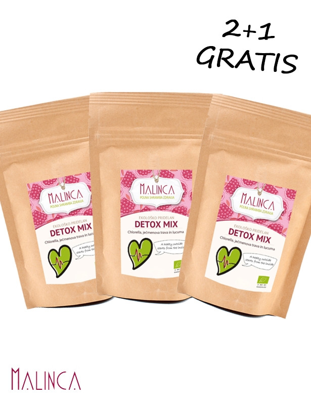 Detox mix iz ekološke pridelave 100g 2+1 gratis