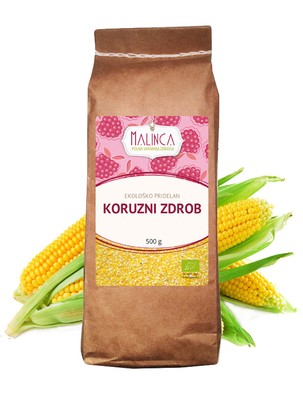 Koruzni zdrob iz ekološke pridelave 500g 