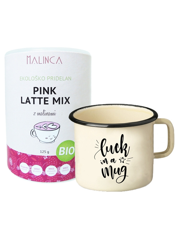 Paket lonček Malinca in Pink latte mix