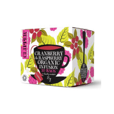 Organski čaj brusnica in malina