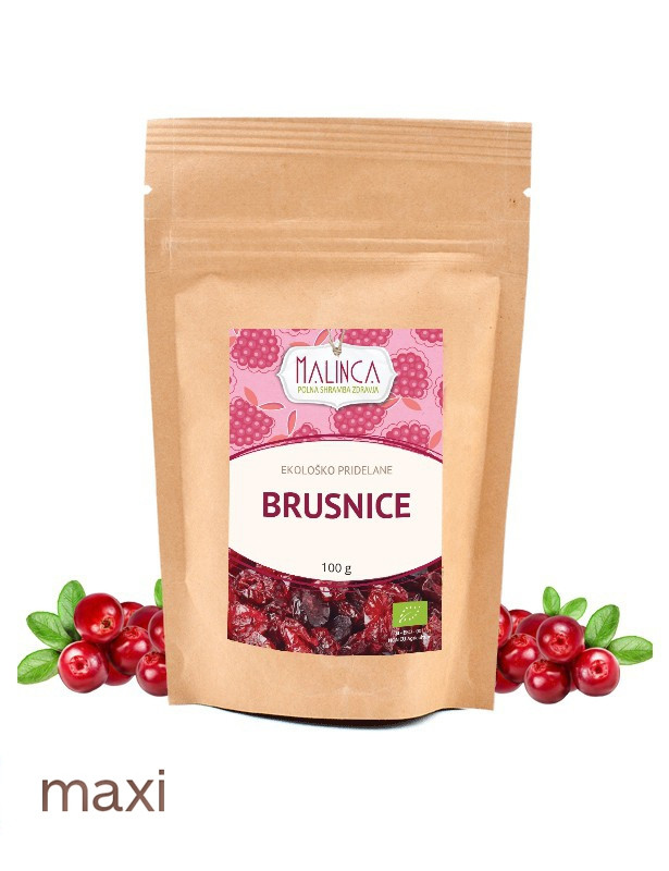 Brusnice iz ekološke pridelave 100g