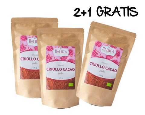 Presni kakav criollo v prahu iz ekološke pridelave 100% 125g 2+1 gratis