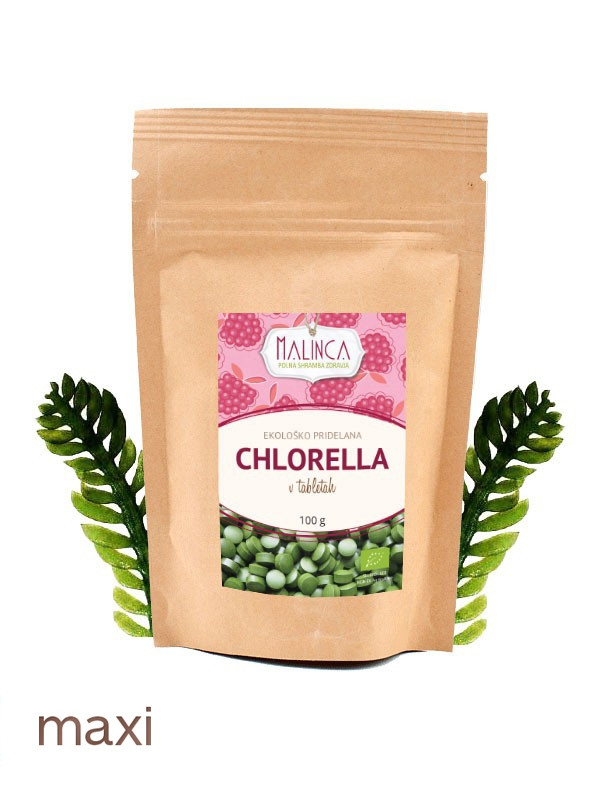 Chlorella v tabletah iz ekološke pridelave (200 tablet)