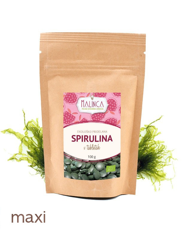 Spirulina v tabletah iz ekološke pridelave (200 tablet)