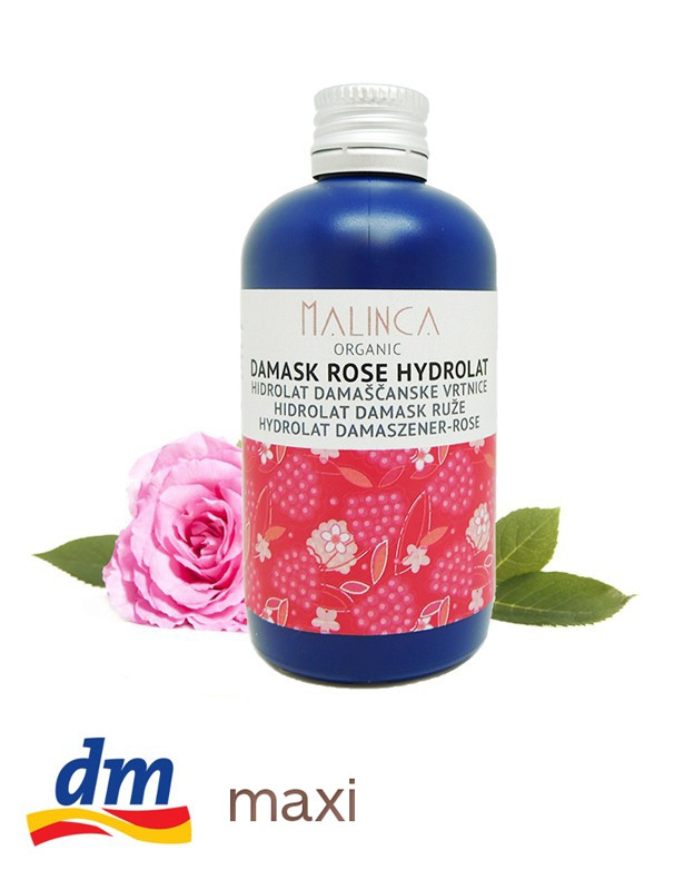 Hidrolat damaščanske vrtnice iz ekološke pridelave 100ml