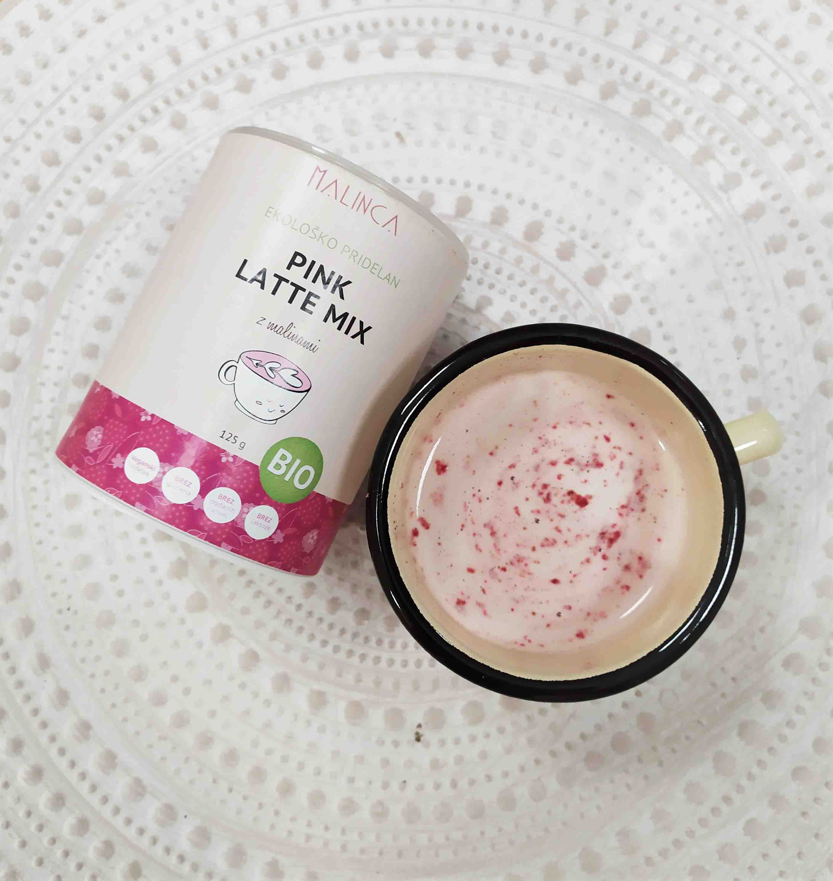 Paket lonček Malinca in Pink latte mix