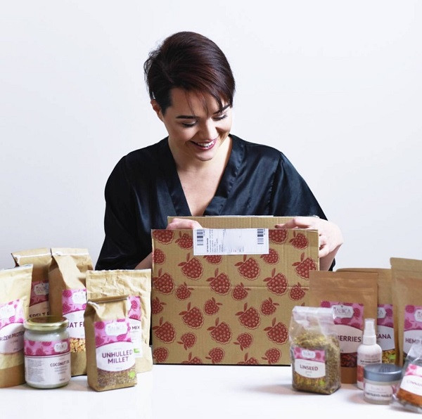 Slike strank, kokosovo olje, neoluščeno proso, laneno seme