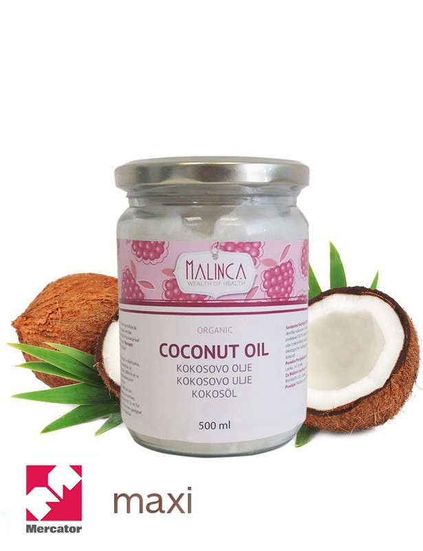 Ekstra deviško kokosovo olje iz ekološke pridelave 500ml