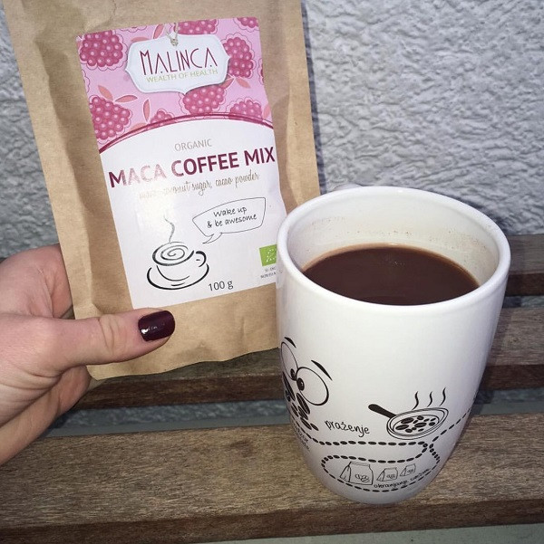 Slike strank, maca coffee mix napitek