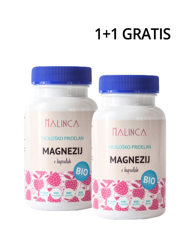 Magnezij iz ekološke pridelave 1+1 gratis