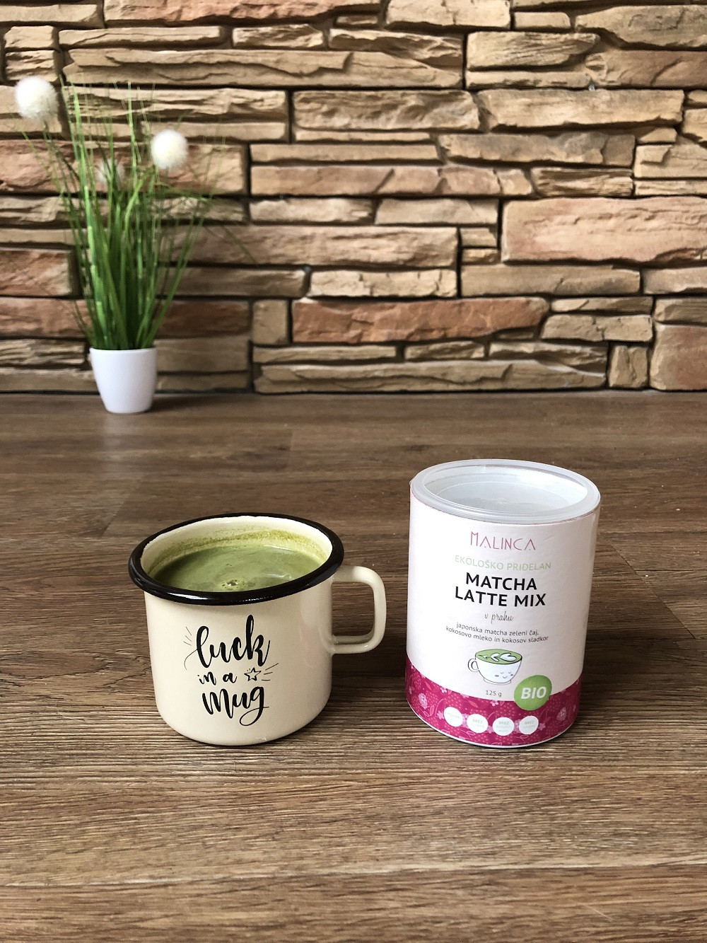 Paket lonček Malinca in Matcha latte mix