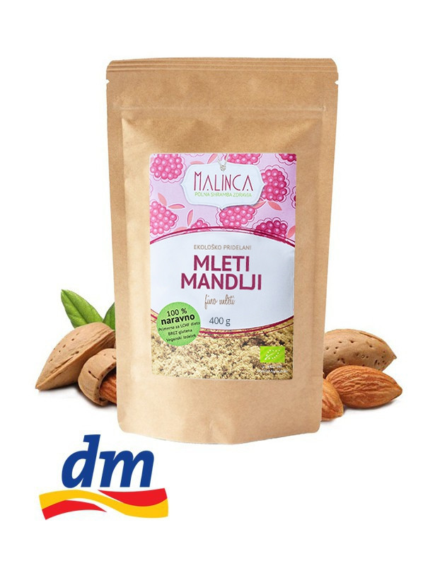 Mandljeva moka (mleti mandji) iz ekološke pridelave 400g