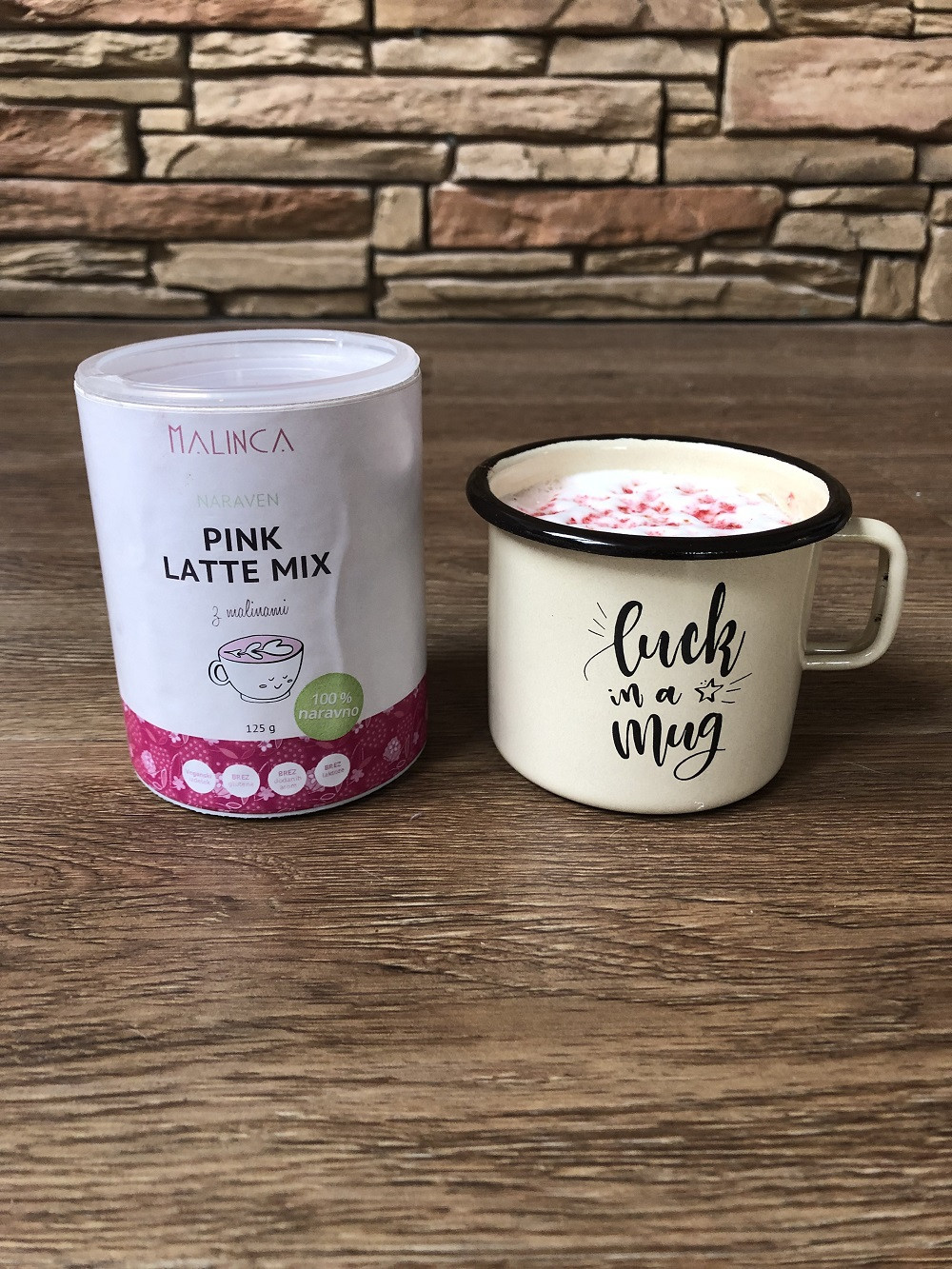 Paket lonček Malinca in Pink latte mix