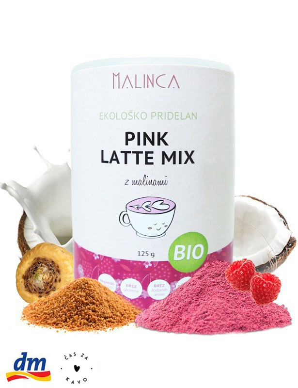 Pink latte mix