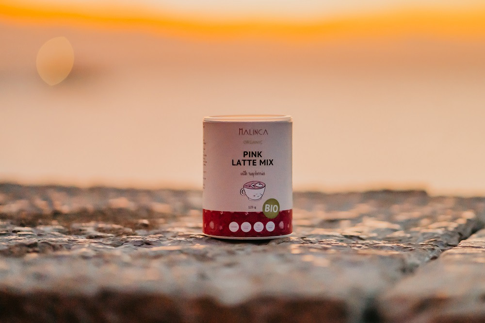 Pink latte mix