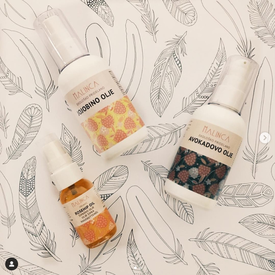 Slike strank, malincina olja